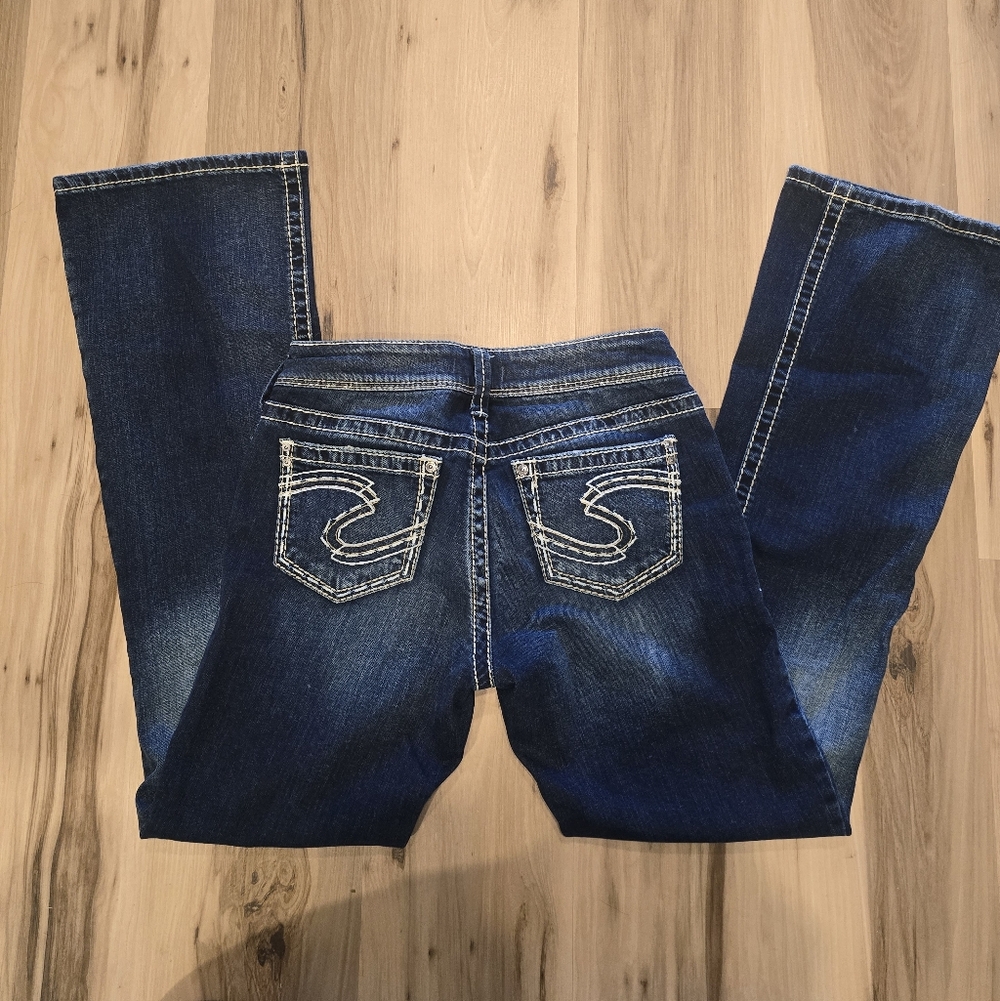 Silver Jeans Co. Dark Blue Suki Boot Cut Women's Jeans